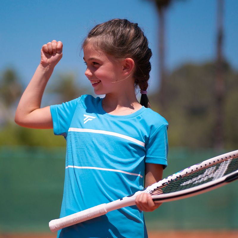 Koszulka tenisowa damska Tecnifibre Team Tech Tee azur 5