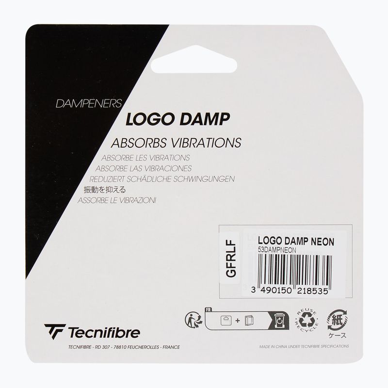 Tłumik drgań Tecnifibre Logo Damp 2 szt. neon 2
