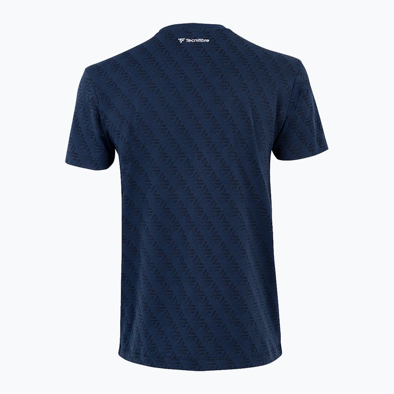 Koszulka tenisowa męska Tecnifibre Graphic Tee Stretch merine 4