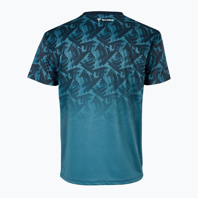 Koszulka tenisowa męska Tecnifibre X-Loop Tee teal 4