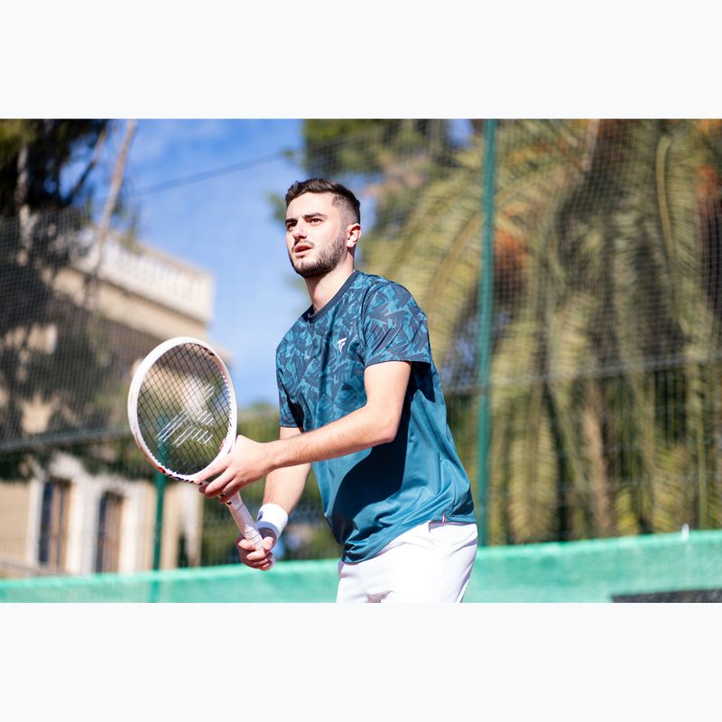 Koszulka tenisowa męska Tecnifibre X-Loop Tee teal 8