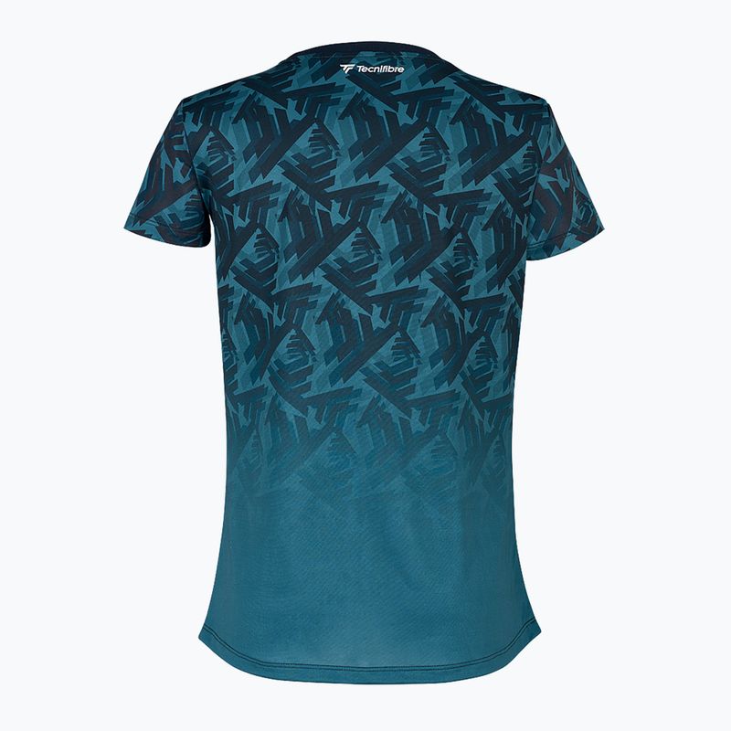 Koszulka tenisowa damska Tecnifibre X-Loop Tee teal 2