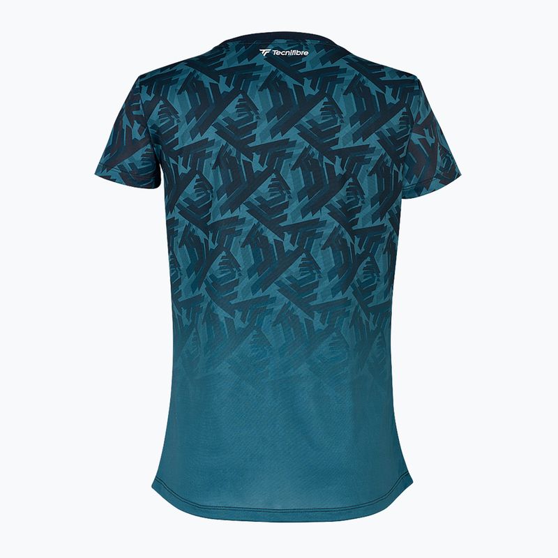 Koszulka tenisowa damska Tecnifibre X-Loop Tee W teal 2