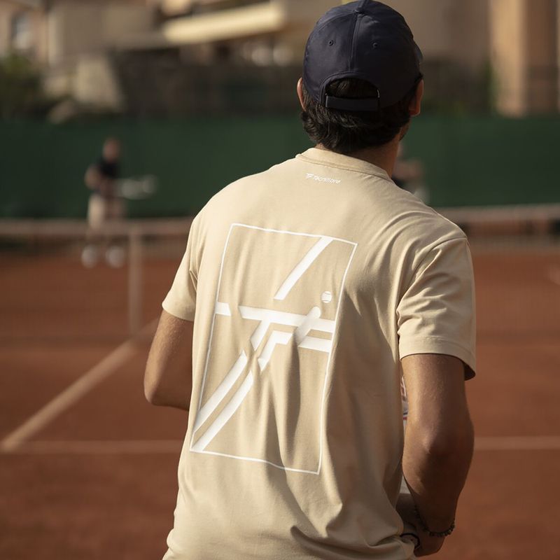 Koszulka męska Tecnifibre Graphic Tee sand 6