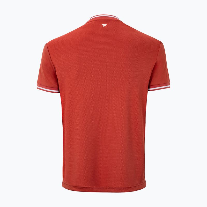 Koszulka tenisowa męska Tecnifibre Team Tech Tee terracota 5