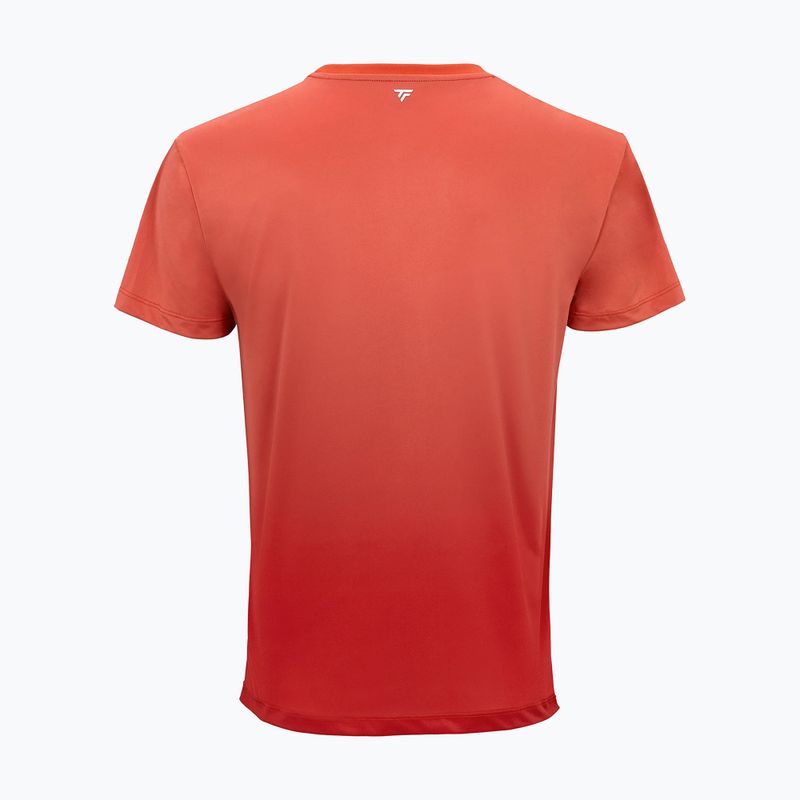 Koszulka tenisowa męska Tecnifibre Team X-Loop Tee terracota 5