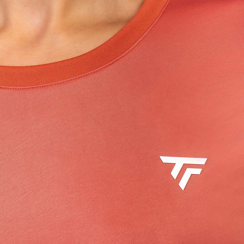 Koszulka tenisowa damska Tecnifibre Team X-Loop Tee terracota 3