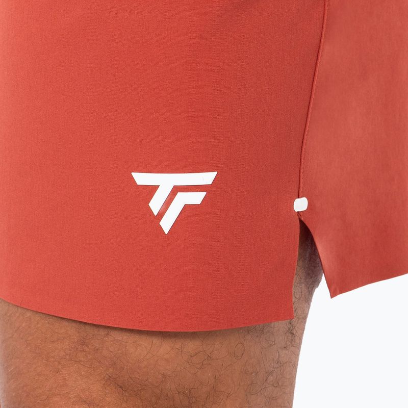 Spodenki tenisowe męskie Tecnifibre Team Stretch Short terracotta 3
