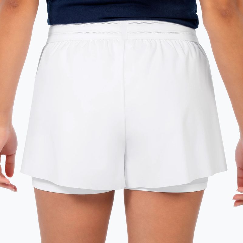 Spodenki tenisowe damskie Tecnifibre Team Stretch Short W white 4