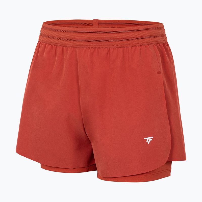 Spodenki tenisowe damskie Tecnifibre Team Stretch Short W terracotta 4