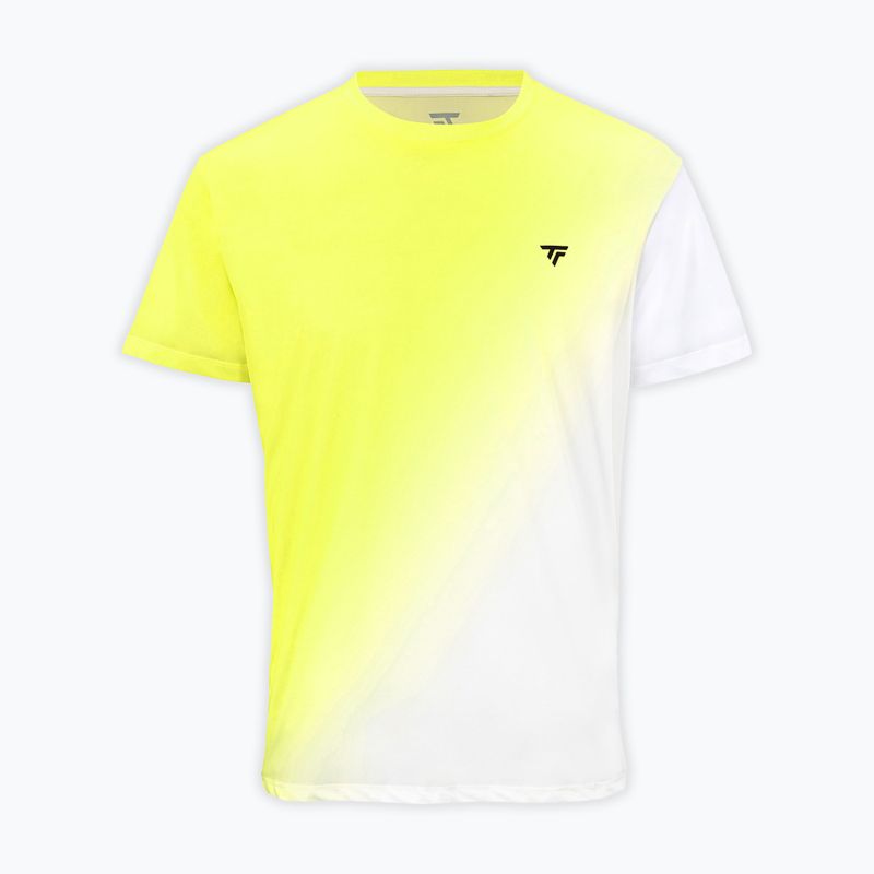 Koszulka tenisowa męska Tecnifibre Team X-Loop Tee white/yellow 4