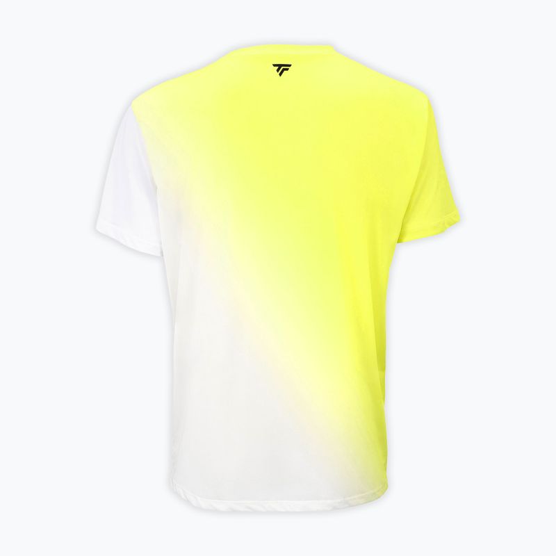 Koszulka tenisowa męska Tecnifibre Team X-Loop Tee white/yellow 5