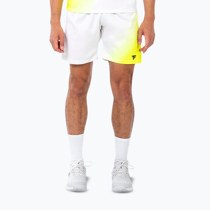 Spodenki tenisowe męskie Tecnifibre X-Loop white/yellow