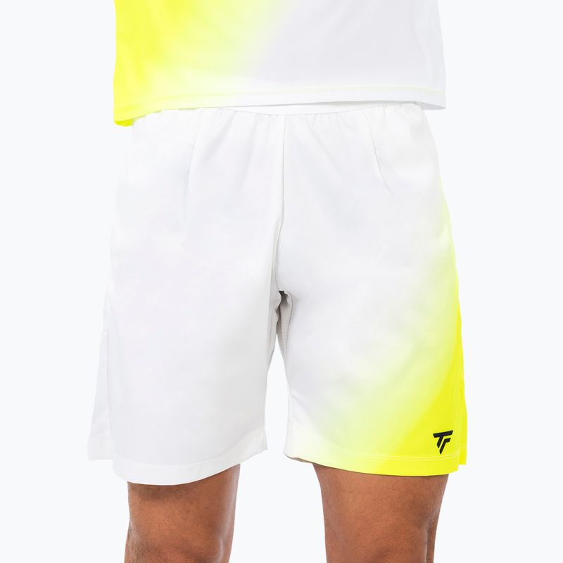 Spodenki tenisowe męskie Tecnifibre X-Loop white/yellow 3