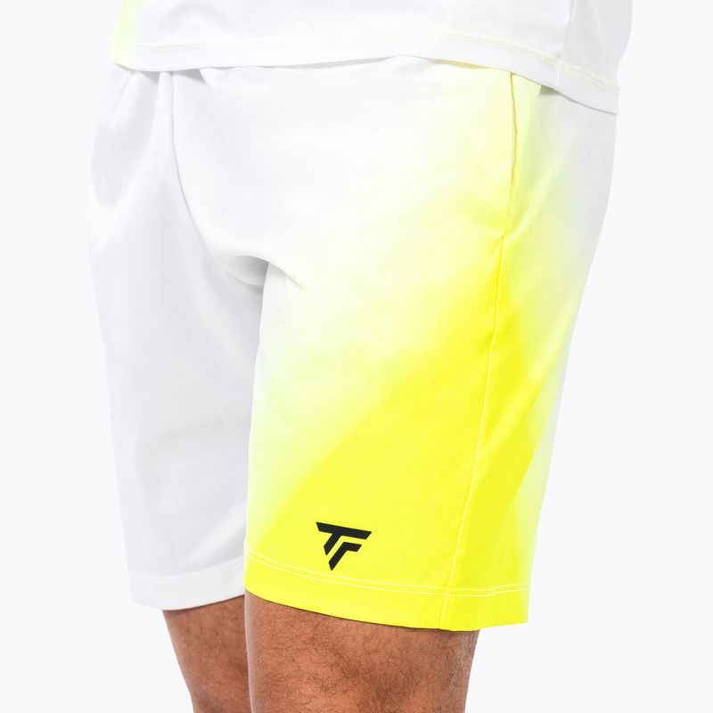 Spodenki tenisowe męskie Tecnifibre X-Loop white/yellow 4