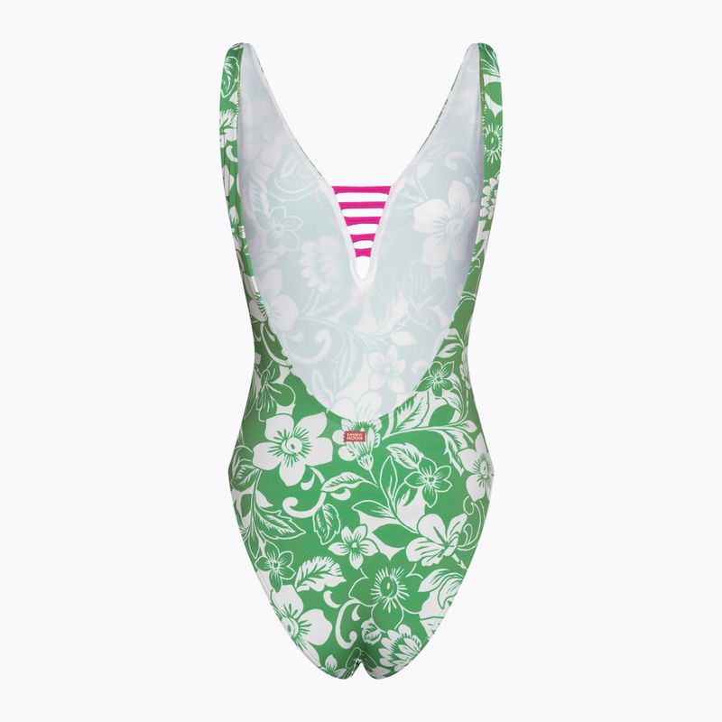 Strój kąpielowy jednoczęściowy damski Banana Moon Miller Oceaneye vert 2