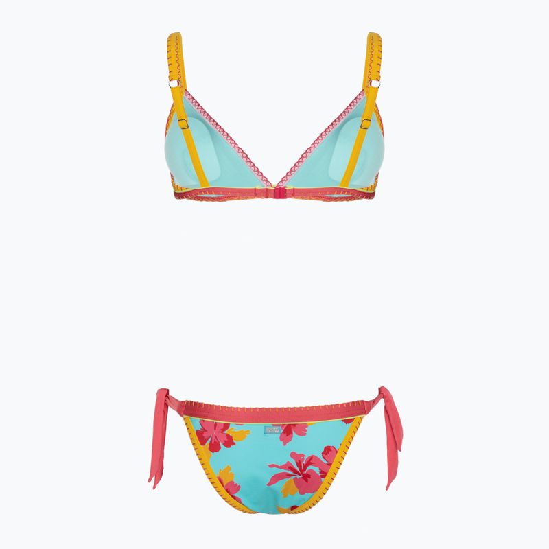 Strój kąpielowy dwuczęściowy damski Banana Moon Taekomoha Surfaris turquoise 2