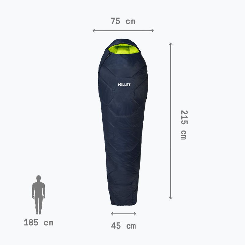 Śpiwór Millet Baikal 1100 Regular saphir 4