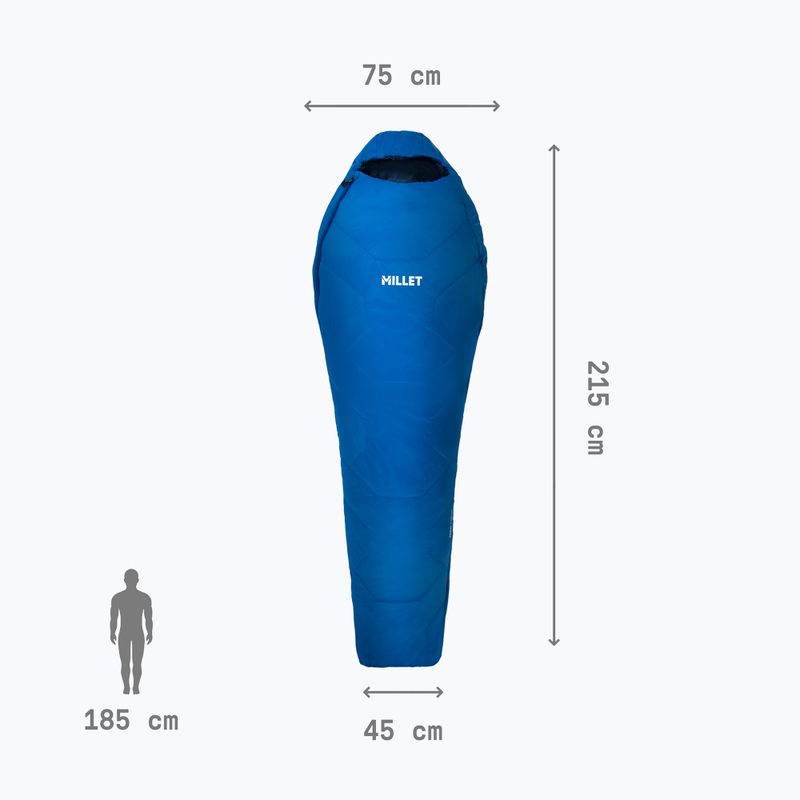 Śpiwór Millet Baikal 750 Regular sky diver 4