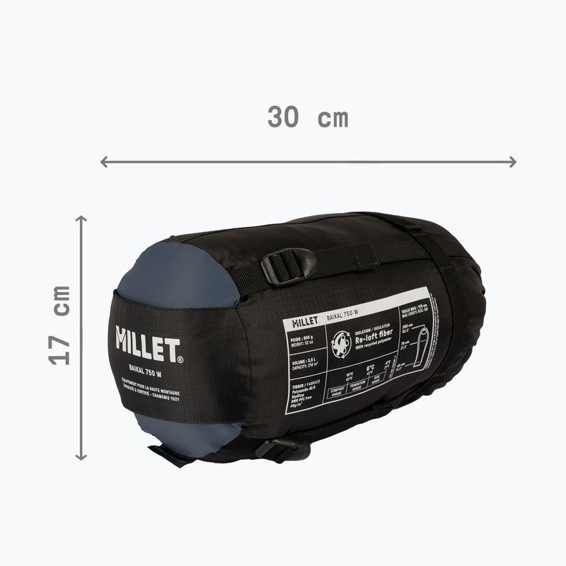 Śpiwór damski Millet Baikal 750 saphir 5
