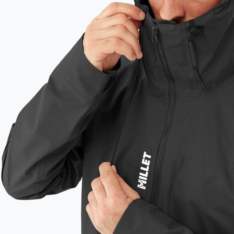Kurtka przeciwdeszczowa męska Millet Kamet Light GTX noir/ noir 6