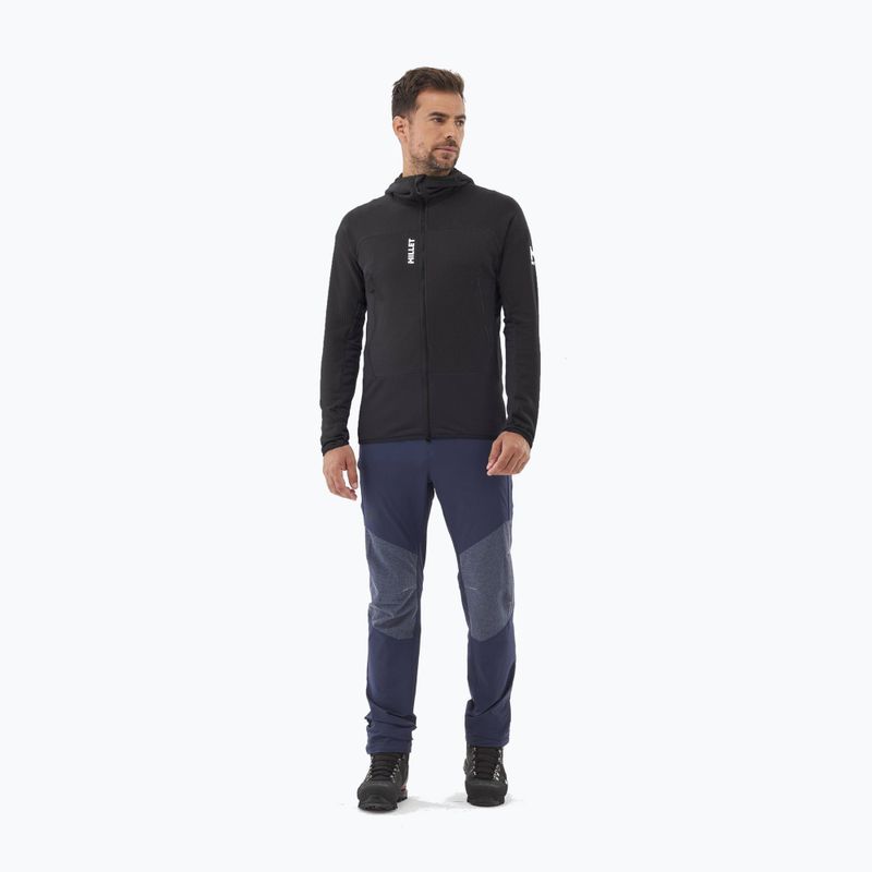 Bluza męska Millet Fusion Grid Hoodie black/noir 2