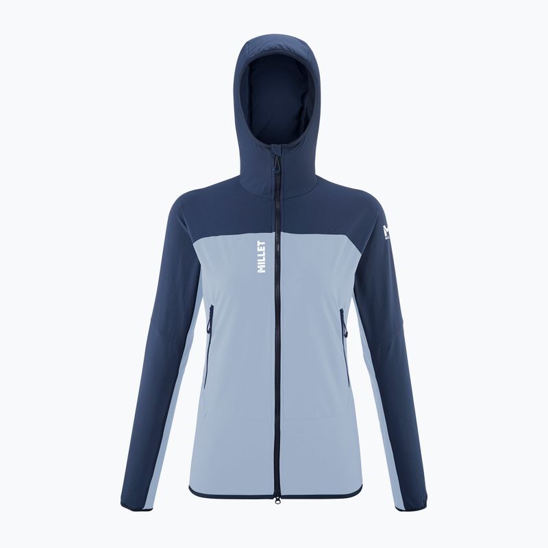 Kurtka softshell damska Millet Fusion XCS Hoodie iceberg/saphir