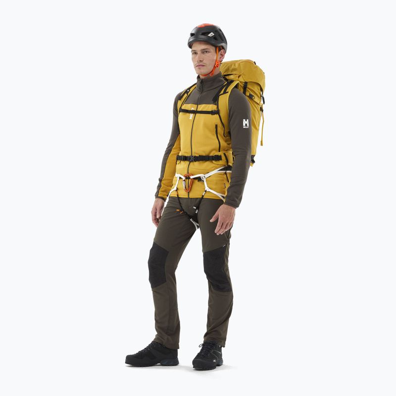 Bluza męska Millet Fusion Grid safran/deep jungle 2