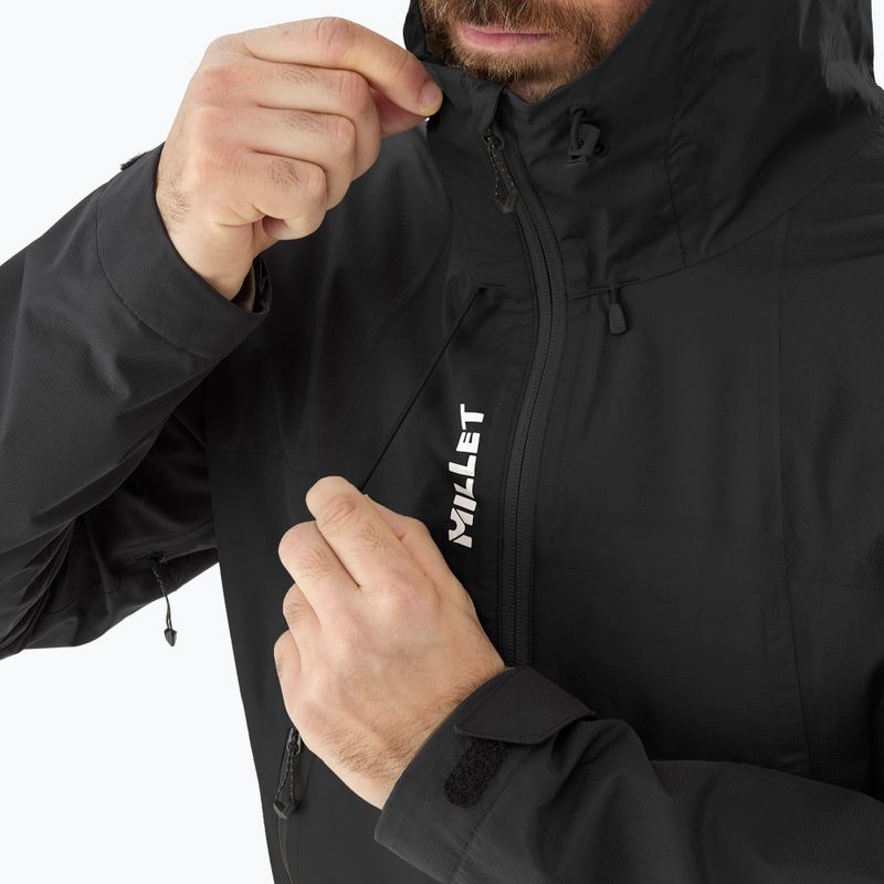 Kurtka przeciwdeszczowa męska Millet Fitz Roy black/noir 5