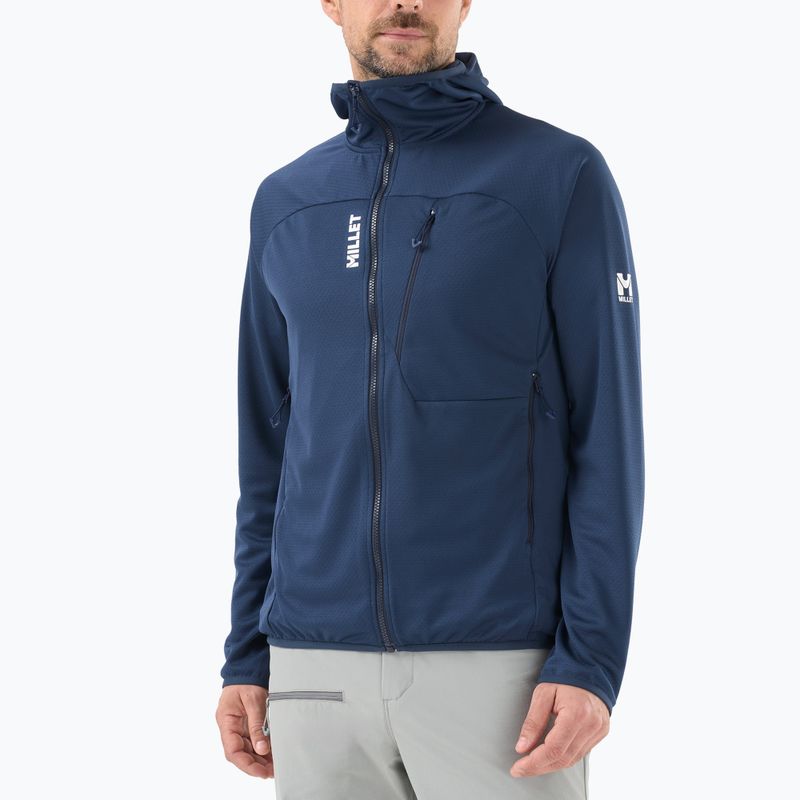 Bluza trekkingowa męska Millet Lokka Hoodie III saphir