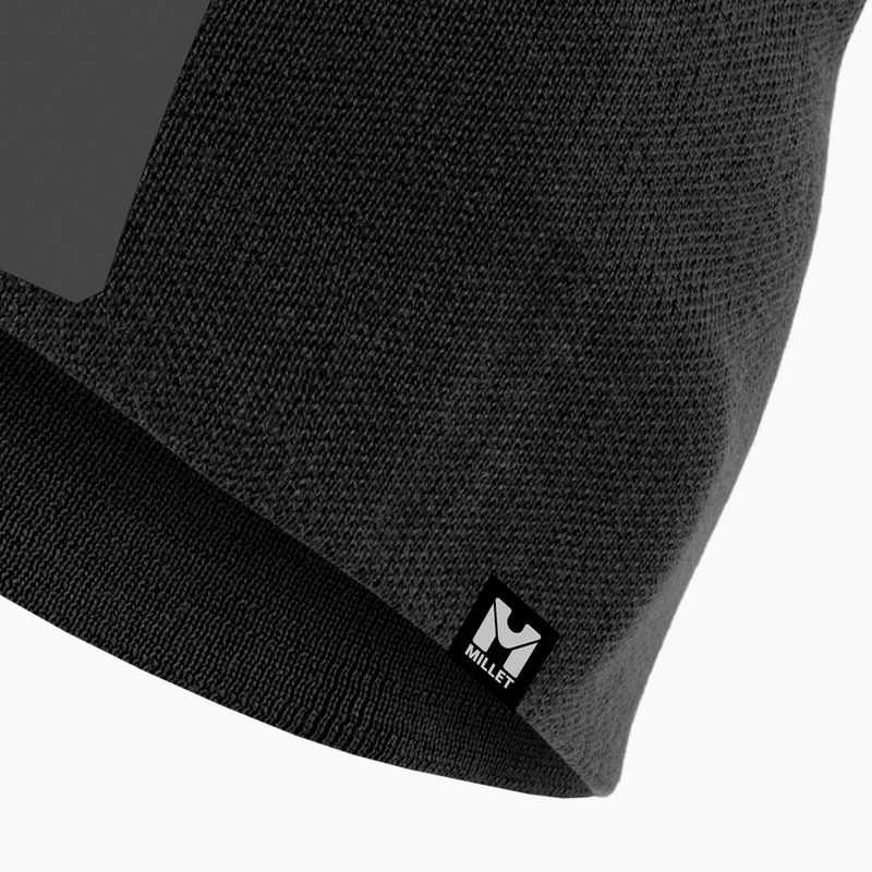 Czapka zimowa Millet Logo Beanie noir/tarmac 3