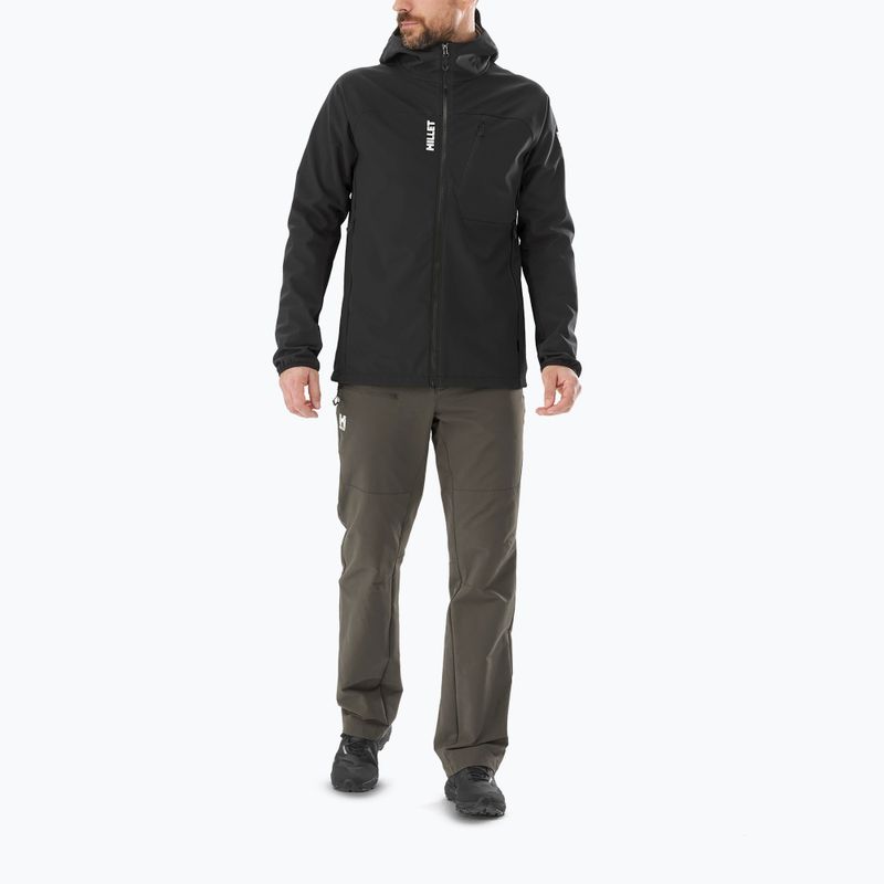 Kurtka softshell męska Millet Magma Shield Hoodie black/ noir 2