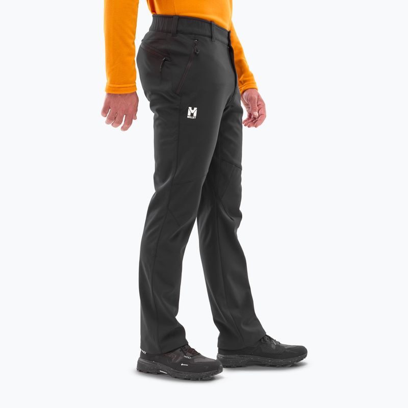 Spodnie softshell męskie Millet Lapiaz black/noir 4