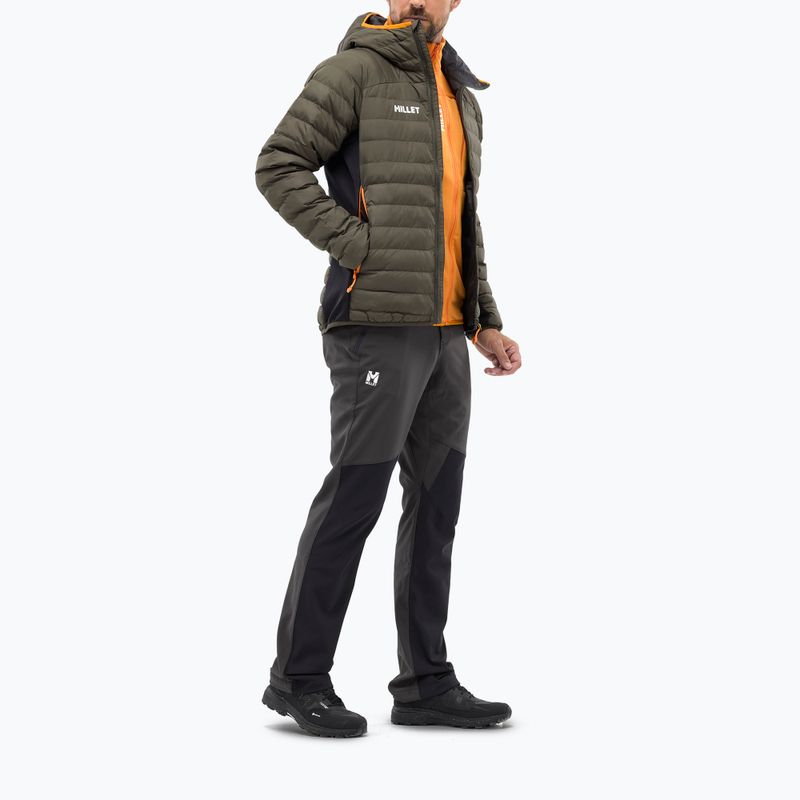 Spodnie softshell męskie Millet Lapiaz dark grey/black 2