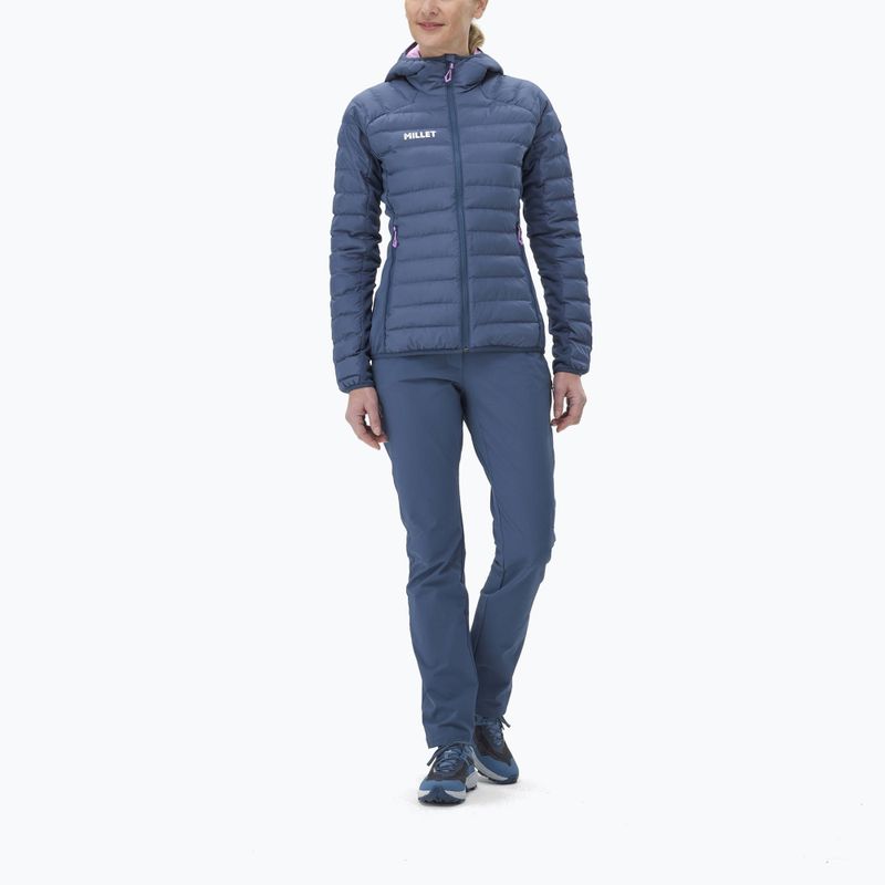 Kurtka ocieplana damska Millet Fitz Roy Warm Hoodie dark denim 2