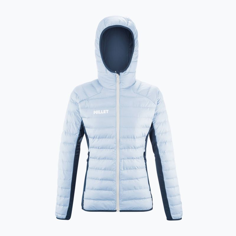 Kurtka ocieplana damska Millet Fitz Roy Warm Hoodie iceberg/ dark denim