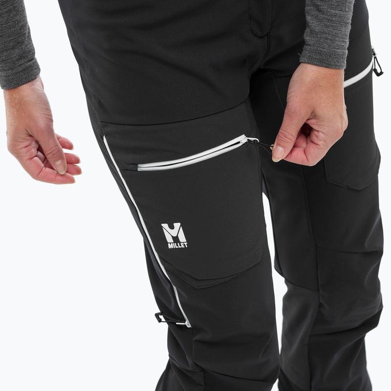 Spodnie skiturowe damskie Millet M White Shield czarny 5