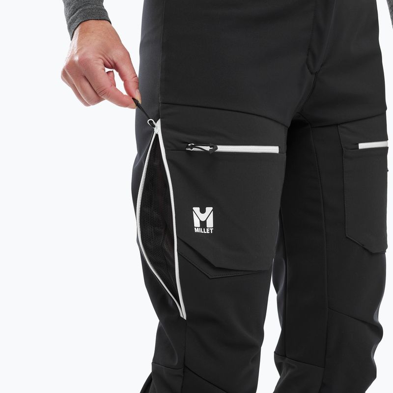 Spodnie skiturowe damskie Millet M White Shield czarny 6