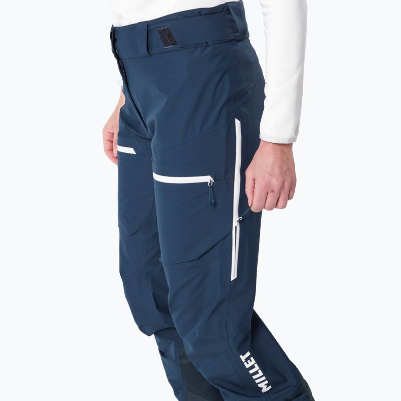 Spodnie skiturowe damskie Millet M White 3L granatowy 4