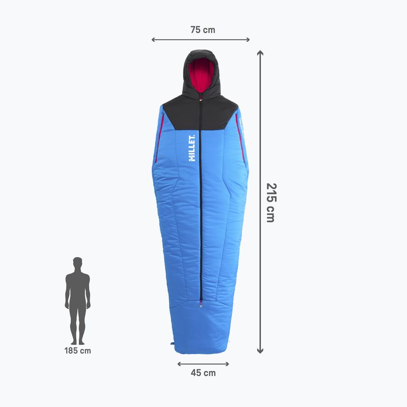 Śpiwór Millet Bossons -10 Regular icon blue/black 4