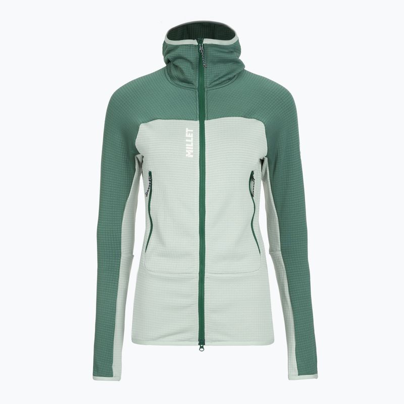 Bluza damska Millet Fusion Grid Hoodie seaweed/bottle