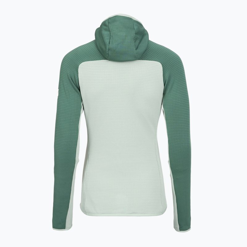 Bluza damska Millet Fusion Grid Hoodie seaweed/bottle 2