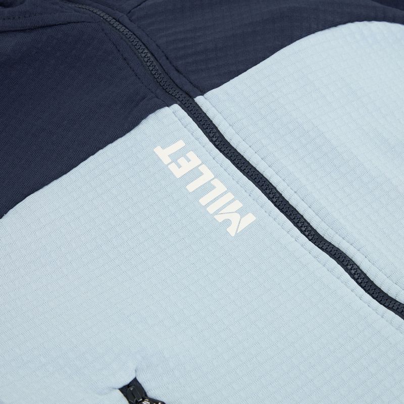 Bluza damska Millet Fusion Grid Hoodie foggy dew/saphir 3