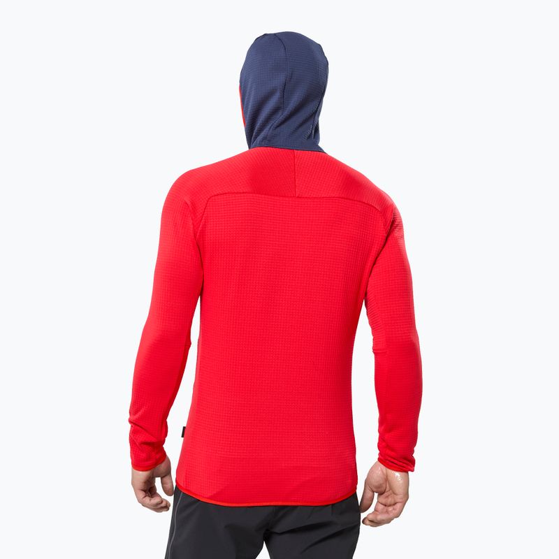 Bluza męska Millet Fusion Grid Hoodie red 3