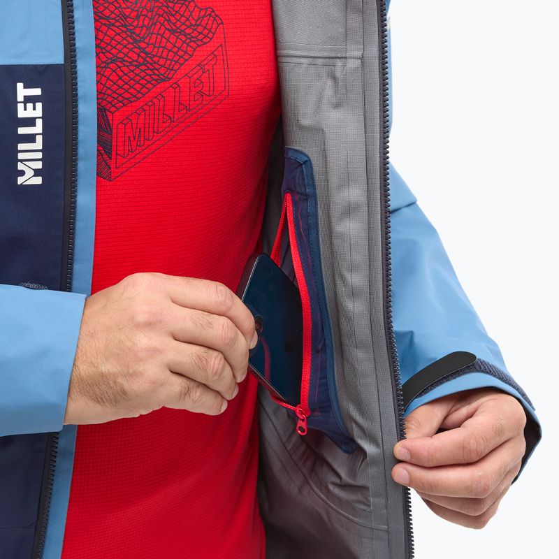 Kurtka przeciwdeszczowa męska Millet Kamet Light GTX saphir/coronet blue 6