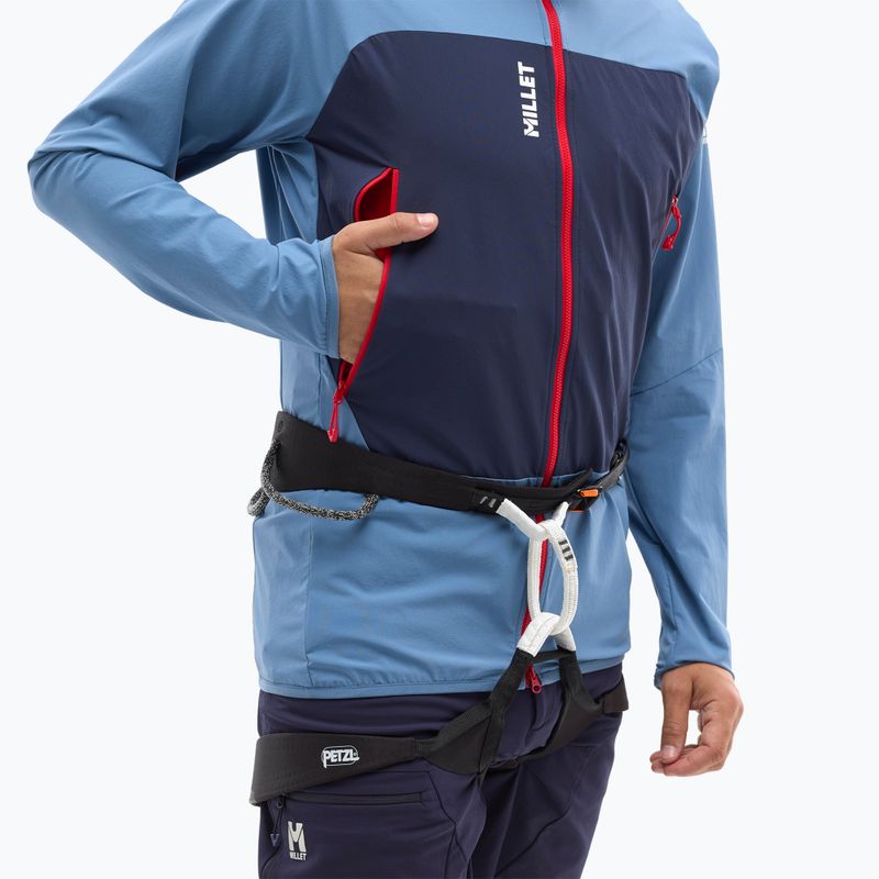 Kurtka softshell męska Millet Fusion XCS Hoodie coronet blue/saphir 5