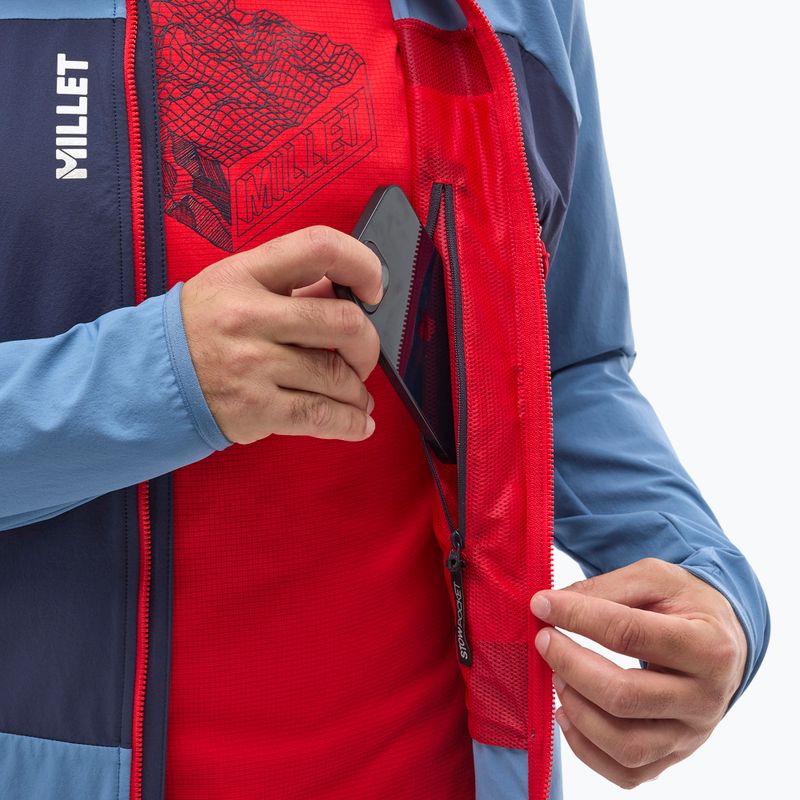 Kurtka softshell męska Millet Fusion XCS Hoodie coronet blue/saphir 6