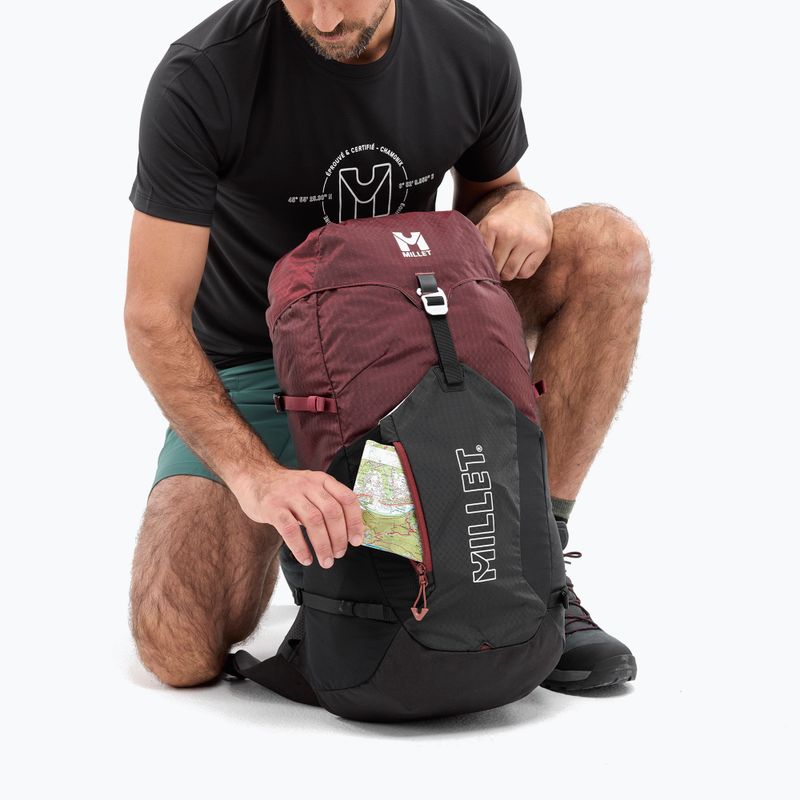 Plecak trekkingowy Millet Ubic 25 l black/dark red 7