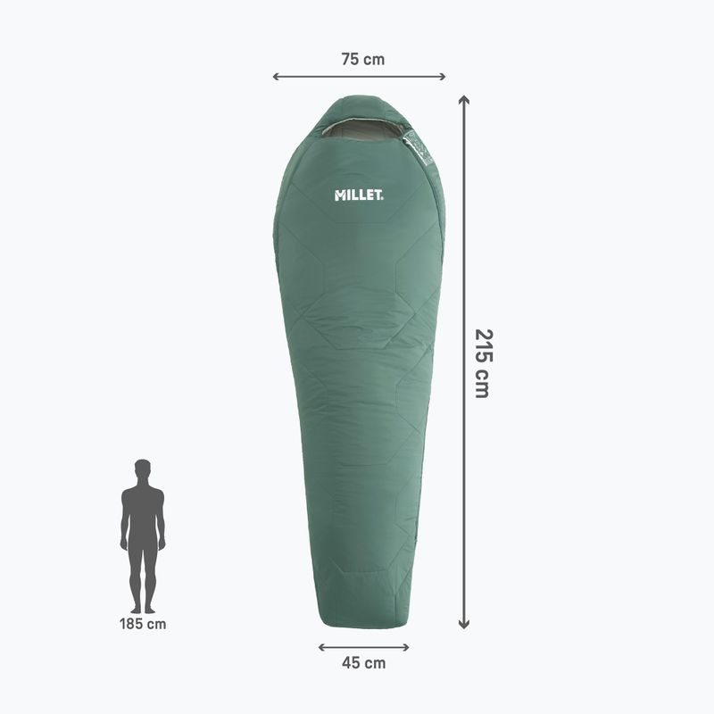 Śpiwór Millet Baikal 750 Regular prawy bottle 4