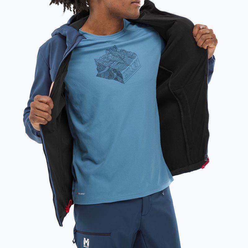 Kurtka softshell męska Millet Seneca Shield Hoodie saphir 4